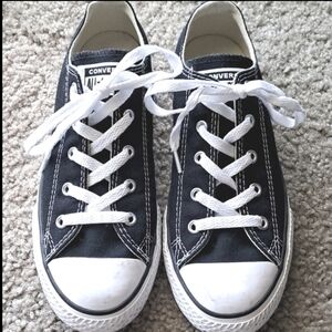 Converse Kids All Star Low Top Black and White Sneakers